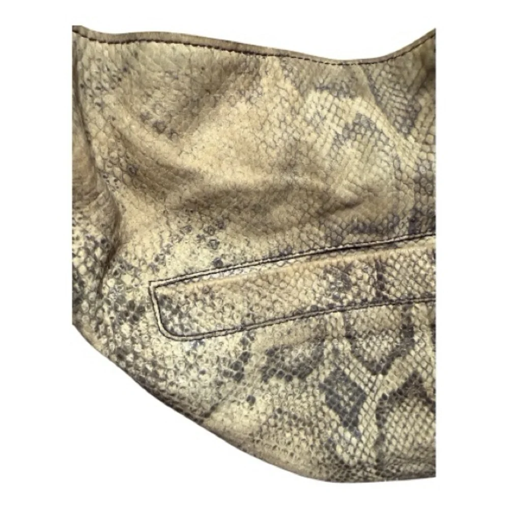 Furla Snake Print Hobo Bag